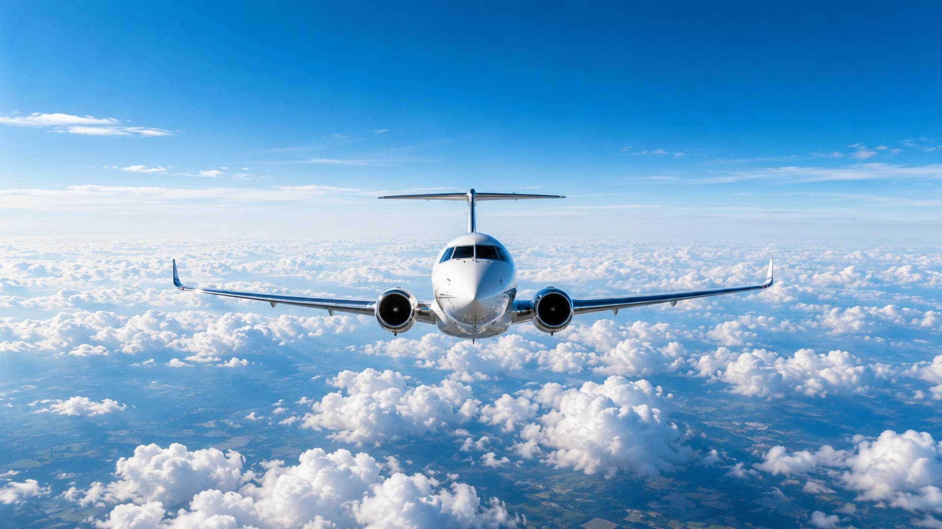 Avion en altitude au-dessus des nuages, offre Altitude 2lweb