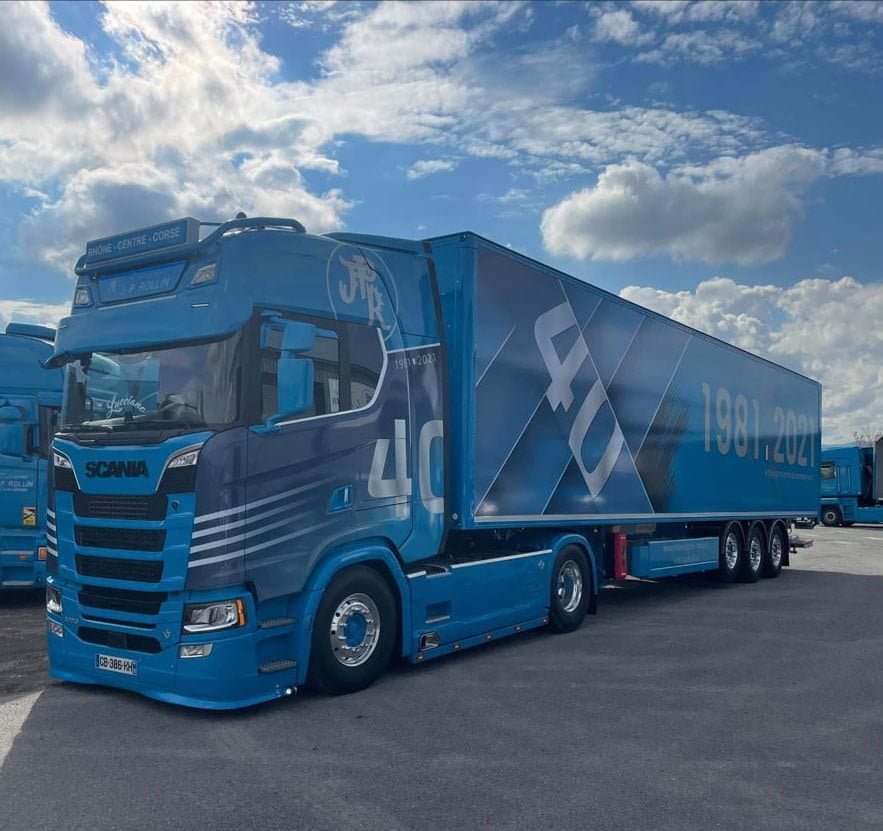 Covering de camion 40 ans