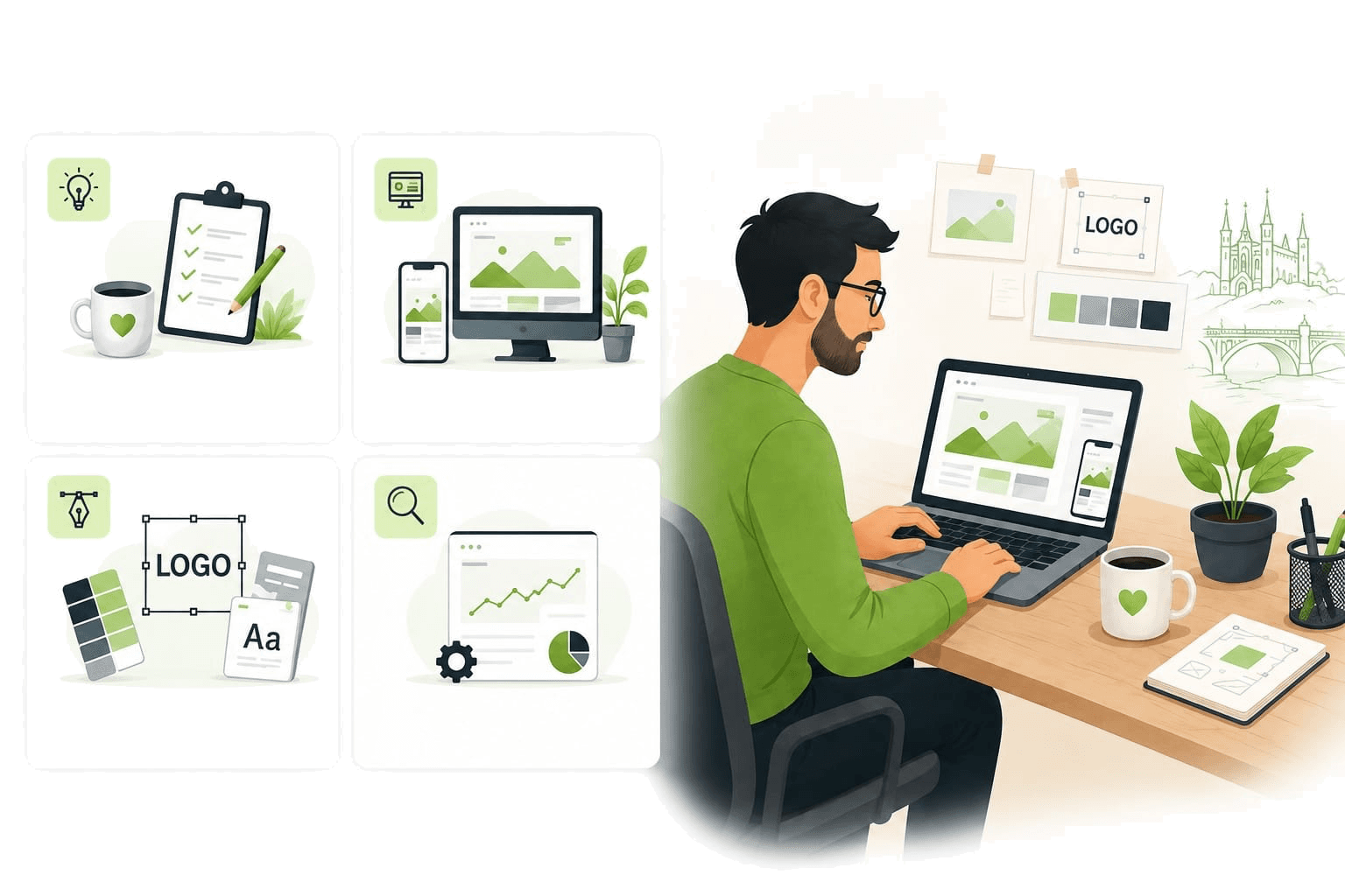 Consultant web freelance en atelier conseil création site internet – 2LWEB Lyon