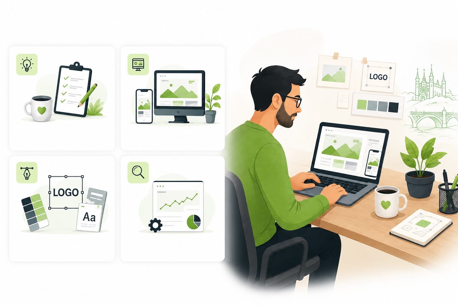 Consultant web freelance en atelier conseil création site internet – 2LWEB Lyon